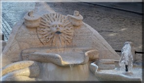 fontane di piazza di Spagna e Trinità dei Monti